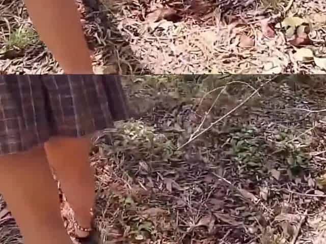 I Fuck My Girl On The Mountain , Fucking Outdoor With Beautiful Pussy