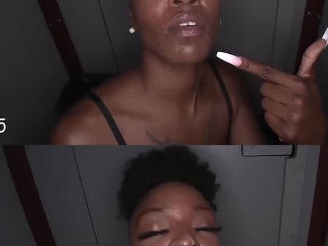 Ebony Lips Sliding On Cocks