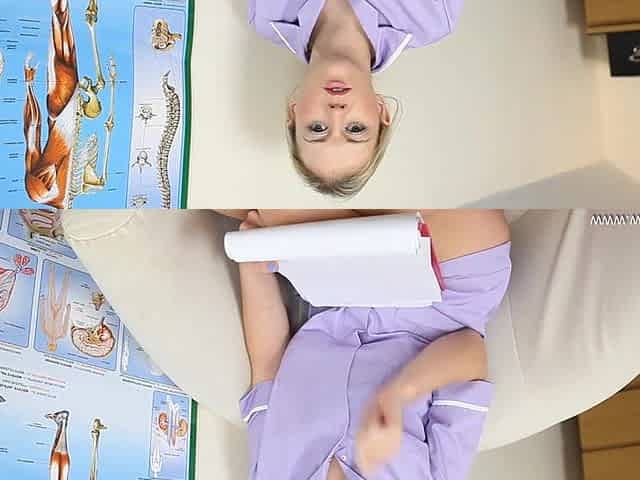 Jerk It Fast For Blonde Nurse Brook - POV JOI Solo Masturbation