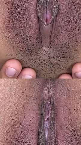 Extreme Closeup of Tight Asian Pussy - Hot Solo Pussy Tease! - Watch Cute Asian Girl's Beautiful Brown Pussy Spreading