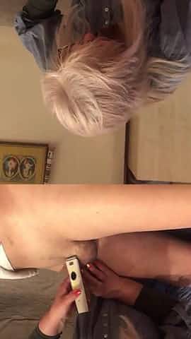 Real aged hairdresser shave yonder