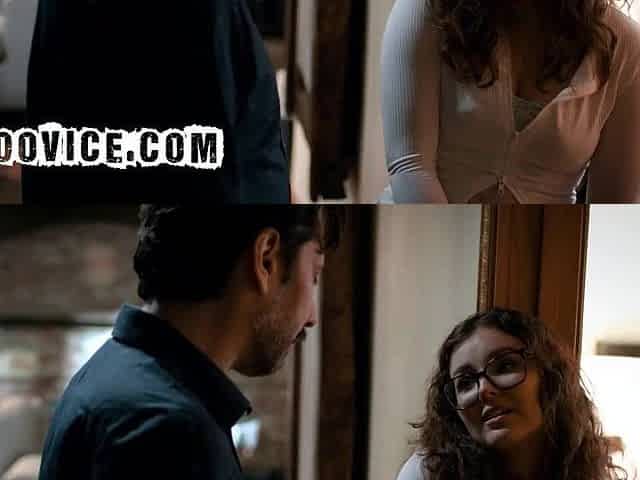 Brunette hair Honey Tempt Fearsome Professor Into Screwing Her Vagina