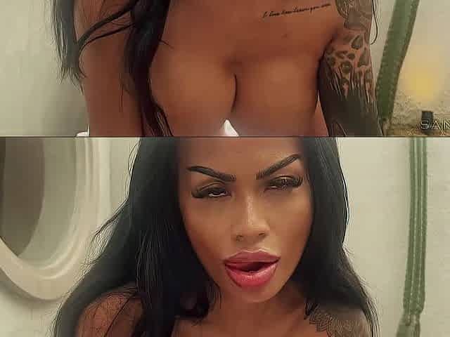 SANKTOR - TATTOOED ORIENTAL mother I'd like to fuck MASTURBATES IN THE SWIMMING POOL