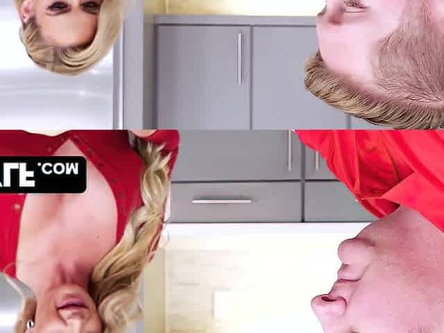 MYLF - Breasty Housewife Squeezed On Burglars Dong And Bounces Her Booty As This babe Rides On Top Of Him
