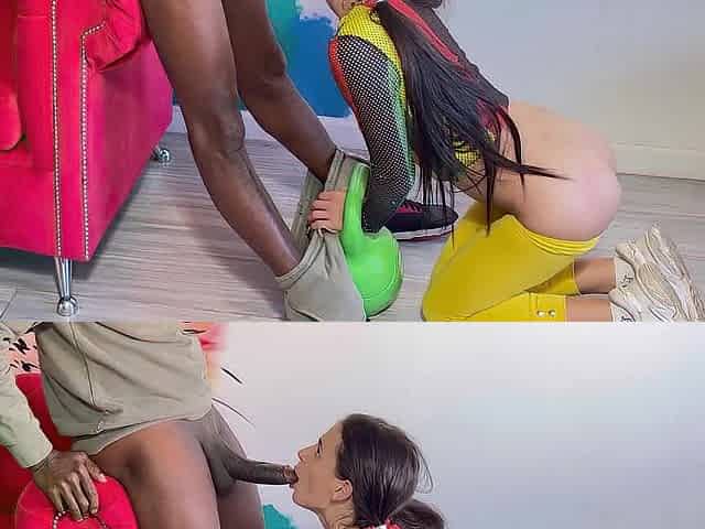 a ebony stud turned out not to be a fitness tutor and screwed me in the booty.