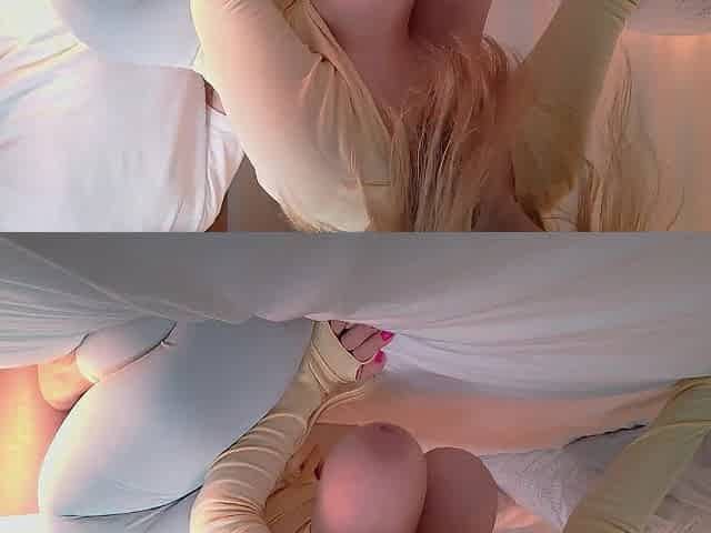 DOLL Like Body Screw & Fake Creampie OVERLOAD - GIANT Breasts & Butt in Crotchless Leggings - LilyKoti