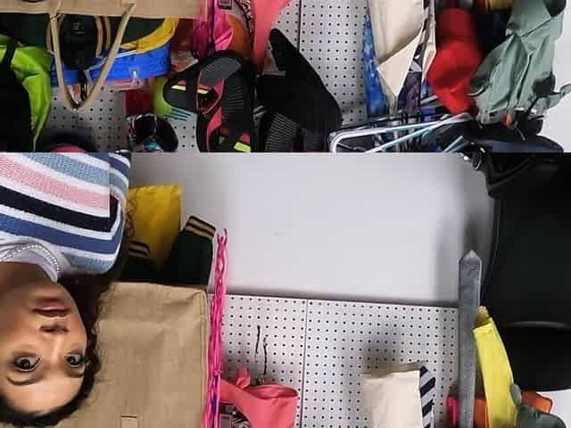 Throat fucking curly Latina for stealing porn DVDs