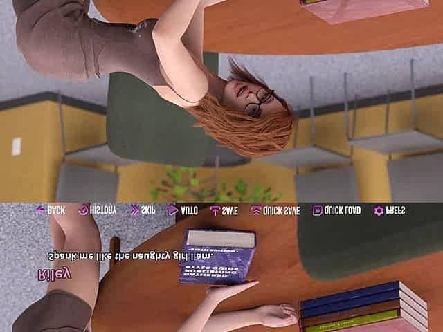 College Kings 158 - Riley Gives Alex a Secret Blowjob in the Library