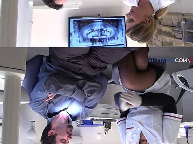 Dentist Anna Polina anal sex with her patient