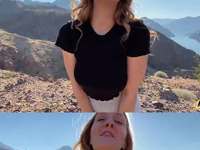Heart Ass Plug Surprise! Outdoor Anal Sex