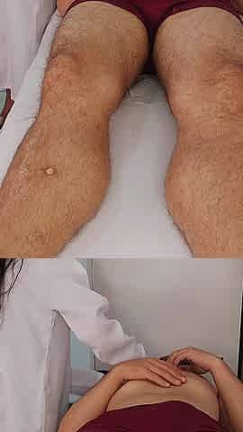 Patient Undergoing Medical Examination Gets Hard in Front of Nurse