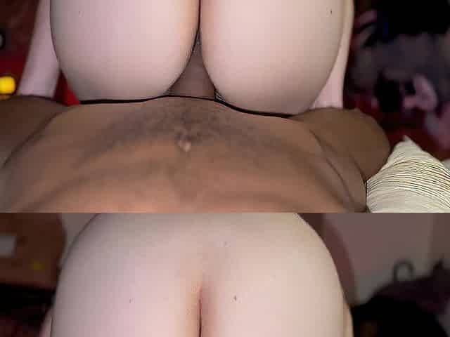Pawg jumping for BBC during the time that riding it