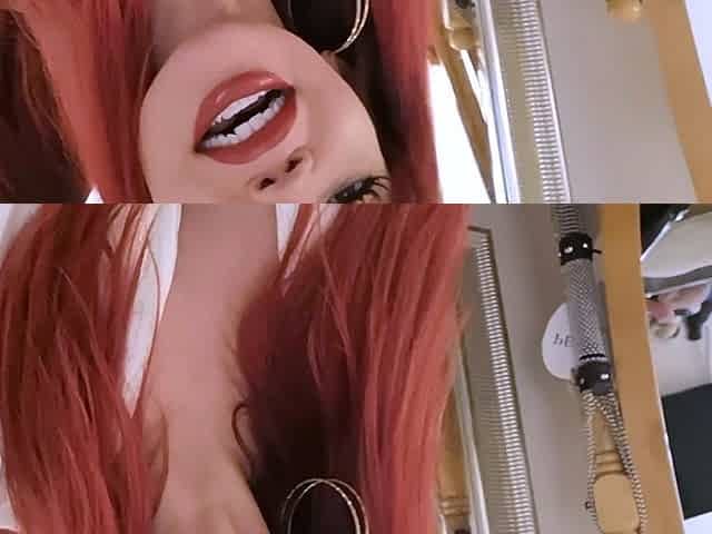 Great Big Boobs On Masturbating Redhead