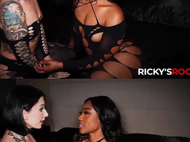 RICKYSROOM Gorgeous ladies Chanell Heart & Ivy Lebelle passionately have a fun a large shlong