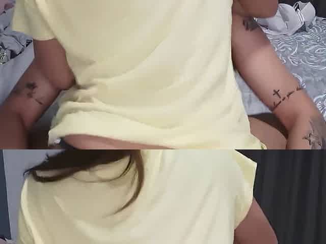 Joven Latina Juguetona Con Su Amante Real, Le Gusta El Semen En La Boca