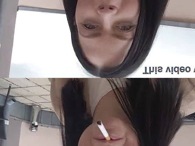 Smoking on the taras with my girlfriend Two Videos
