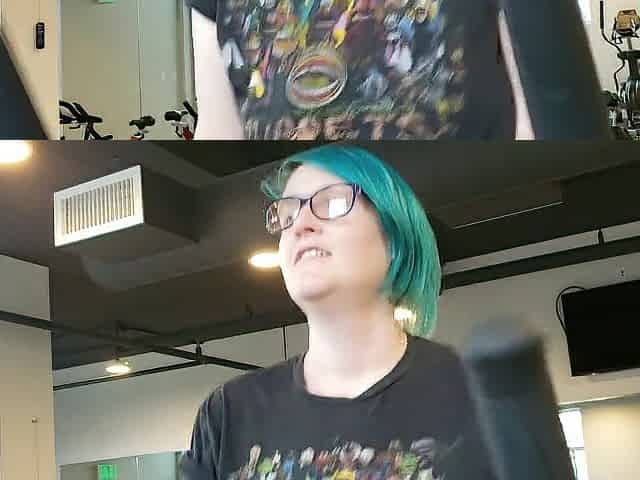 Seattle Ganja Bitch goddess does public masturbation and a workout at the gym