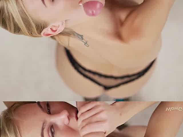Beautiful Blonde Girl Nancy A Fucking Her Boyfriend In This Video