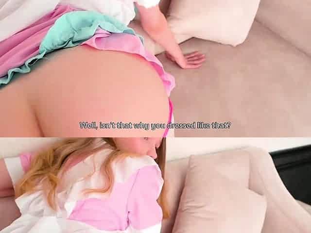 Rough Fucking Teen Stepsister in Cosplay Costume and