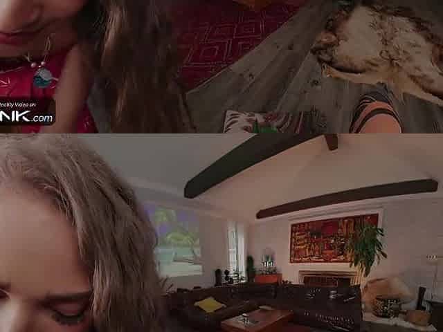 VR Conk: Angel Disney Princess With aTight Twat Bangs in Moana Cosplay Porn