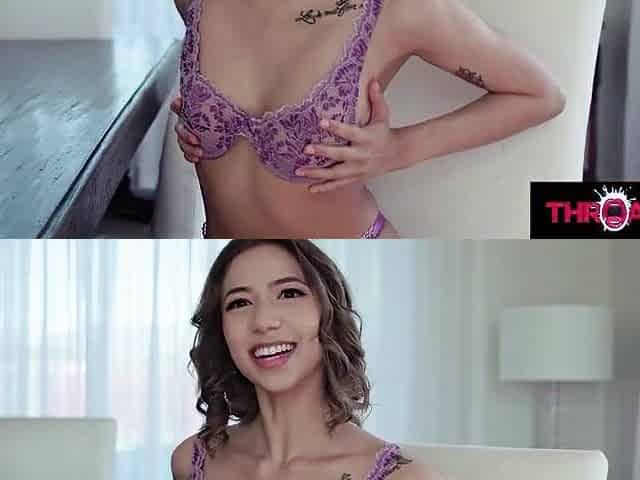 THROATED - Oriental Sweetheart Kimora Quin Talented Mouth Gets Face Screwed Hard