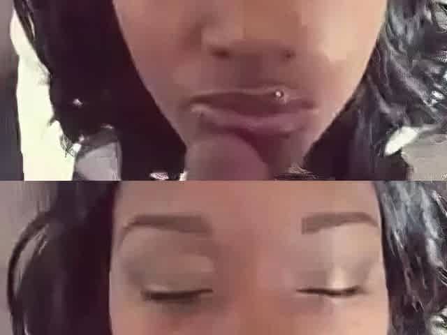 Ebony Amateur's Massive Facial