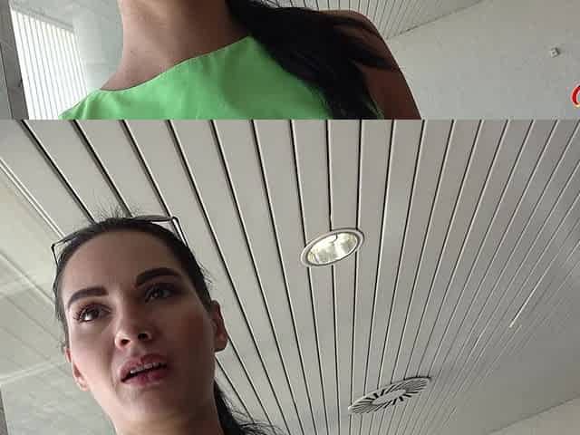 German Scout - Slim Teen Megan Venturi with Small Tits Talk to Risky Holiday Casting Fuck