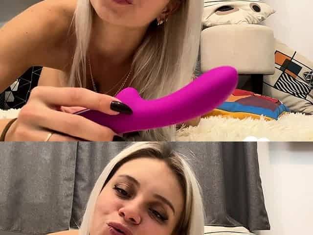 Very Cute Girl Masturbates on Dorm Floor with Toy