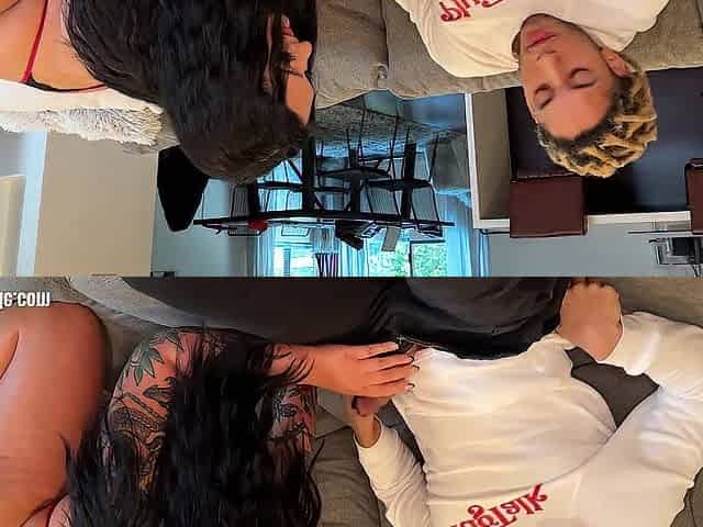 Thick Tattooed Latin chick gets screwed by Derek Savage