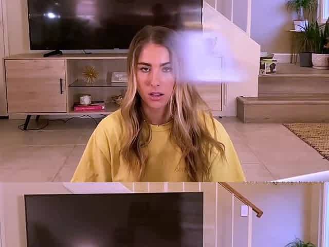 Naughty amateur teen has a voyeur fetish