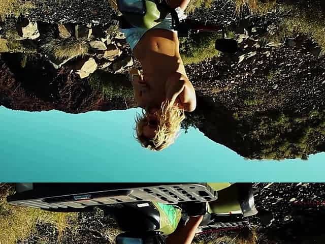 Blonde Woman Masturbates on an Atv in the Desert