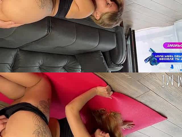 Intense Workout Completed In Doggie With Muddy Blow And Spunk On Boobies - XXX!60fps - Cumshot