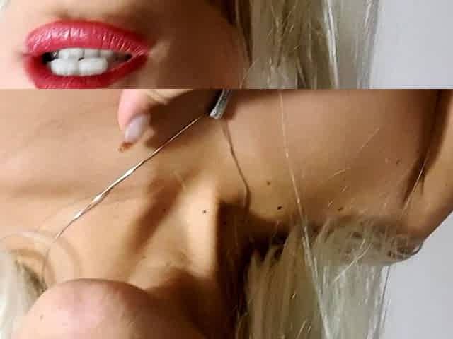 hot amateur blonde close up masturbation HD