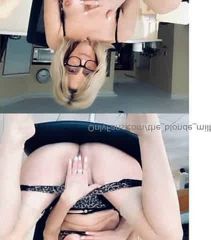 the_blonde_milf- fucks her horny pussy