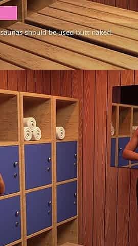 Step Aunt Sofia Caught Me Naked with My Step Sister in the Sauna - Midnight Paradise