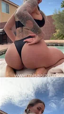 Dropping them by the pool