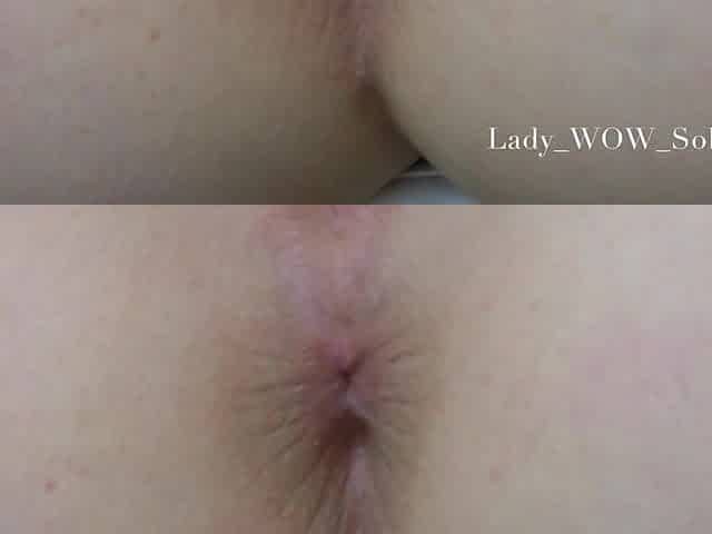 Virgin butt close up fingering for the 1st time 4K