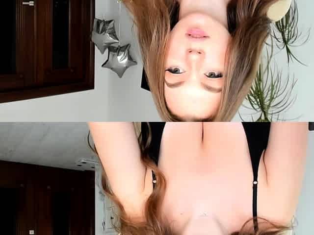 Busty curly brunette with big boobs fucks on couch