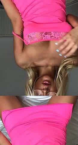 Amateur blond girl with big boobs getting fucked