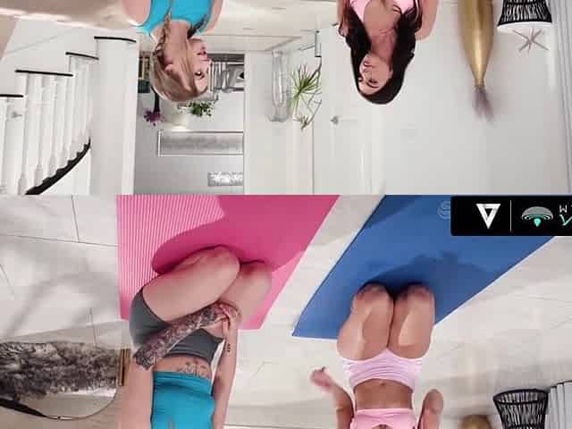 ALL BEAUTY MASSAGE - Hawt Yoga Trial Turns Into WIld 69 Enjoyment Between Anna Claire Clouds And Hotty Ritchie