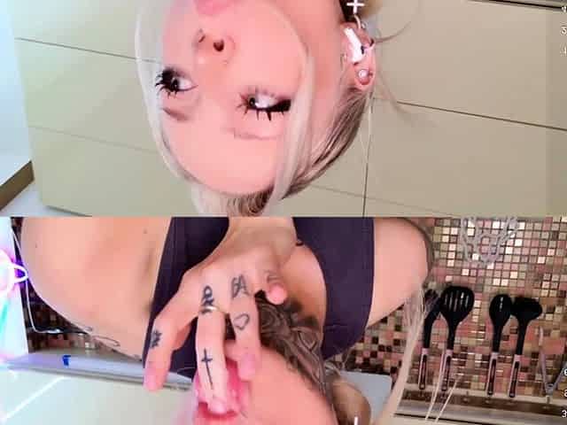 Amateur blond girl with big boobs getting fucked