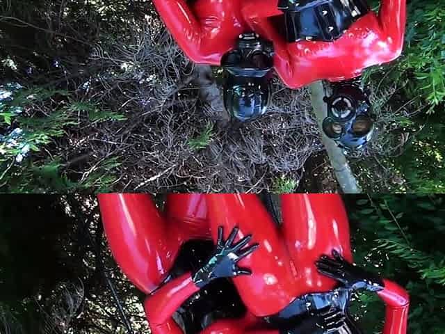 Latex outdoor sex