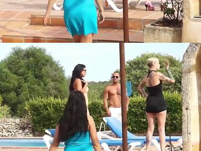 Latina Chicks By The Poolside Horny For Big Cock - Silvia Ruby And Julia De Lucia