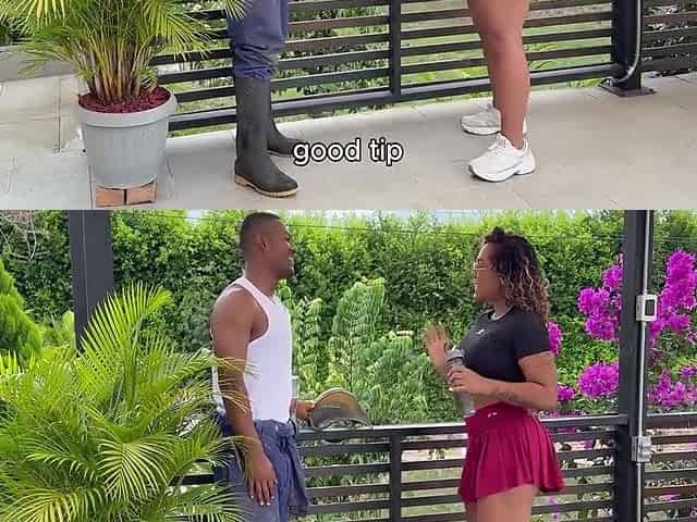 Big Ass Ebony Babe Banging Her Big Black Cock Gardener In Public!