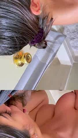 Alex Elena shower facial