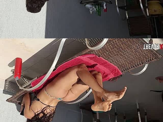 Bikini Pool Tease Turns Into Hardcore Fuck with Triple Cumshot