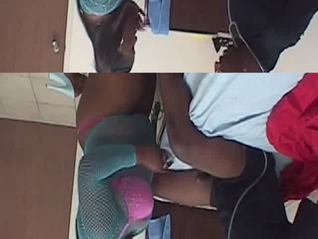 Black BBW Subrina Love Receives Ejaculant On Her Phat Butt