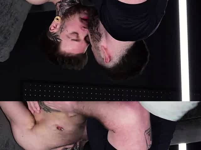 Tattooed FTM stud Atlas Alexander fucked by Marcus Mcneil
