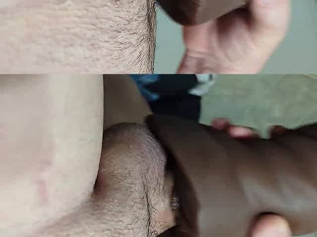 Obese Dad knob bangs black snatch
