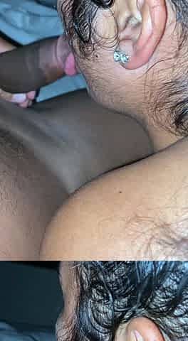 POV amateur sloppy blowjob